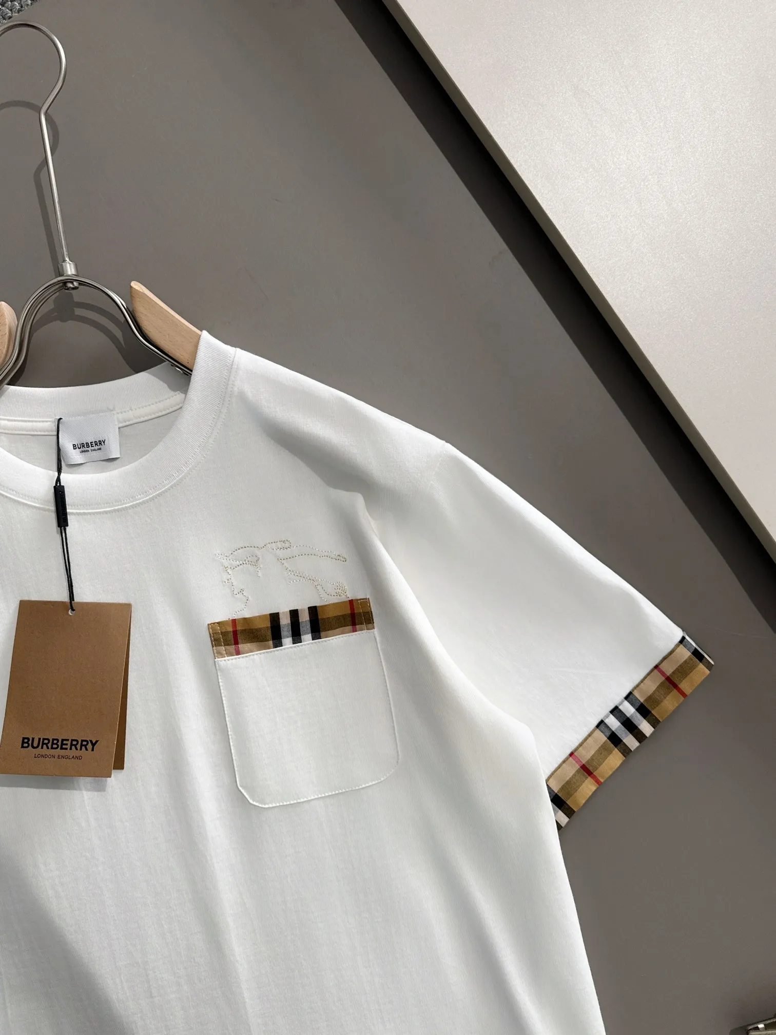 BBR BURBERRY 2026New Arrival logo Same Style t · 260 100％ · 32 · ：White Size：S M L XL